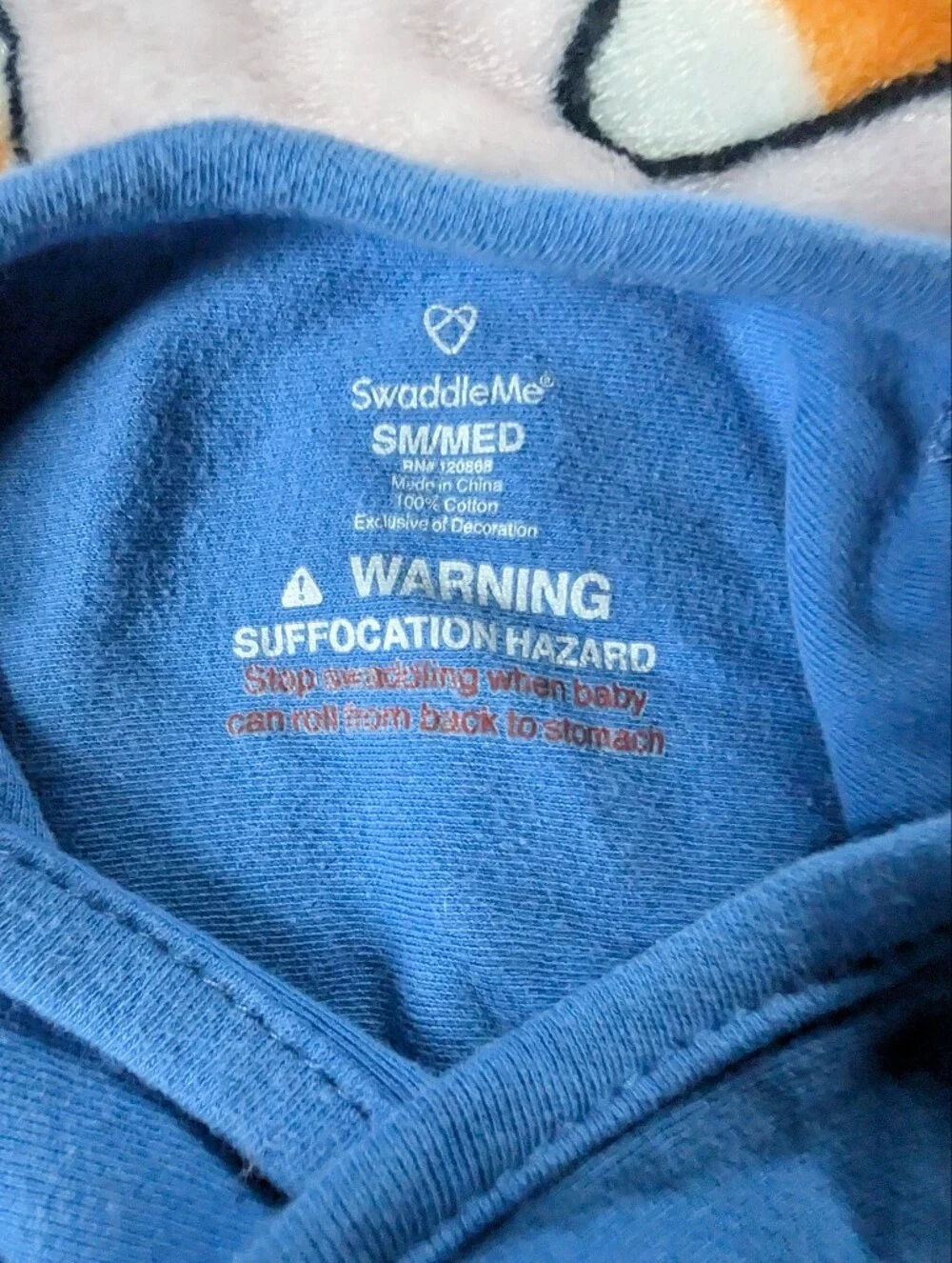 SwaddleMe Blue and Gray Baby Sleep Sacks - Soft Wrap Pajamas